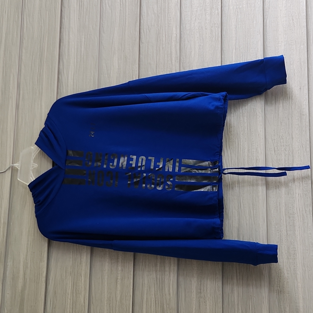 Blue sweatshirt